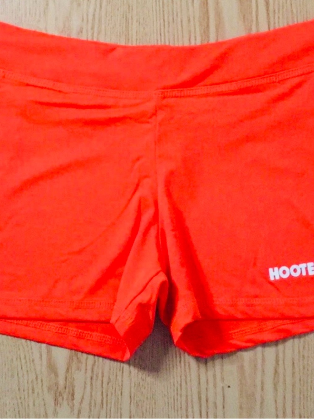 New HOOTERS Girl Orange Super Sexy Authentic Uniform Shorts XXXS